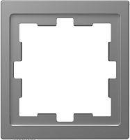 Рамка универсальная Schneider Electric Merten D-Life 1-м. сталь  картинка